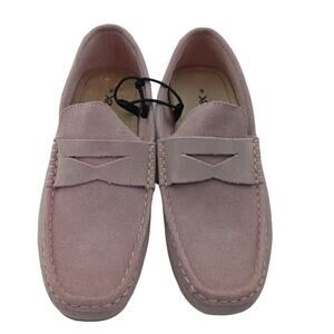 Size 9 XRay Mens Dress Shoes Loafers Mauve Leather Casual Nautical NWOT